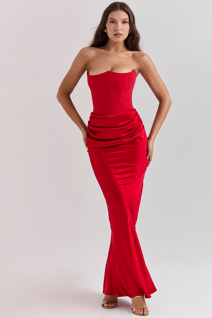 Celeste Luxe Maxi-jurk