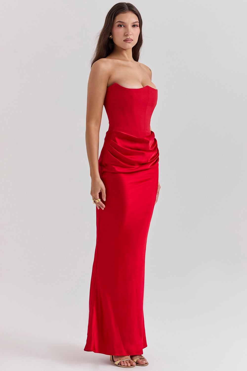 Celeste Luxe Maxi-jurk