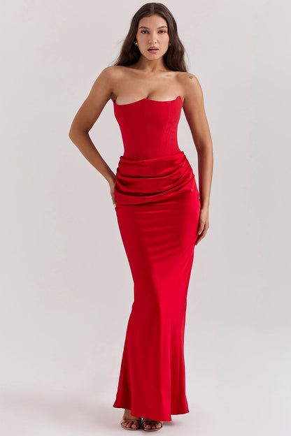 Celeste Luxe Maxi-jurk