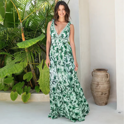 Blue Bloom Set – Badedragt & Skørt