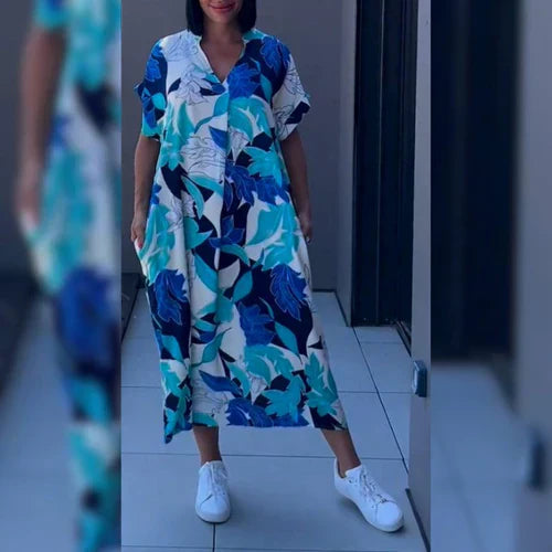 Elena - Elegant blomsterkjole
