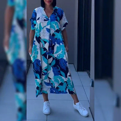 Elena - Elegant blomsterkjole