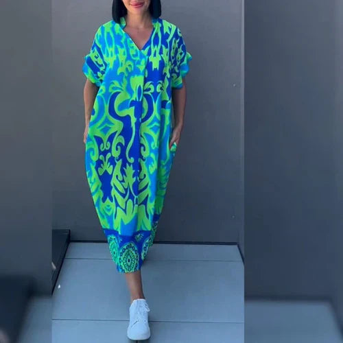 Elena - Elegant blomsterkjole