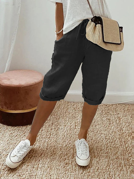 Maria™ | Komfortable shorts med opsmøg