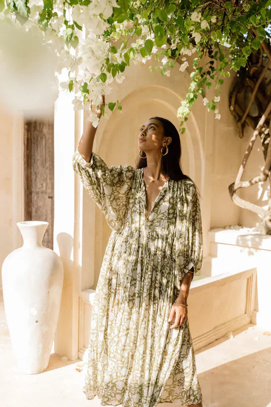 Blomster Boho Sommerkjole til Kvinder - Perfekt til Begivenheder og Udendørs Sammenkomster
