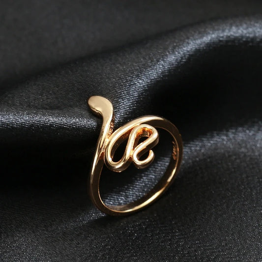 Elegant ring i rosaguldplatering