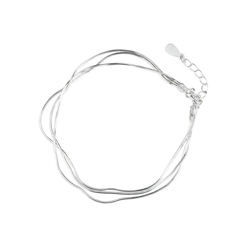 Tyndt og elegant armbånd i 925 sølv