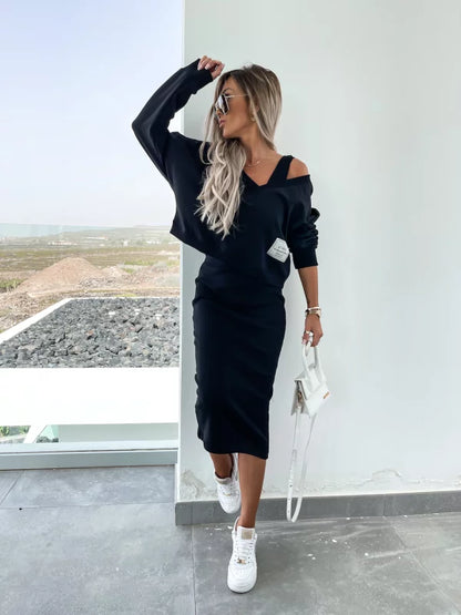 Dominique™ | To-i-én Kjole Komfort & Stil
