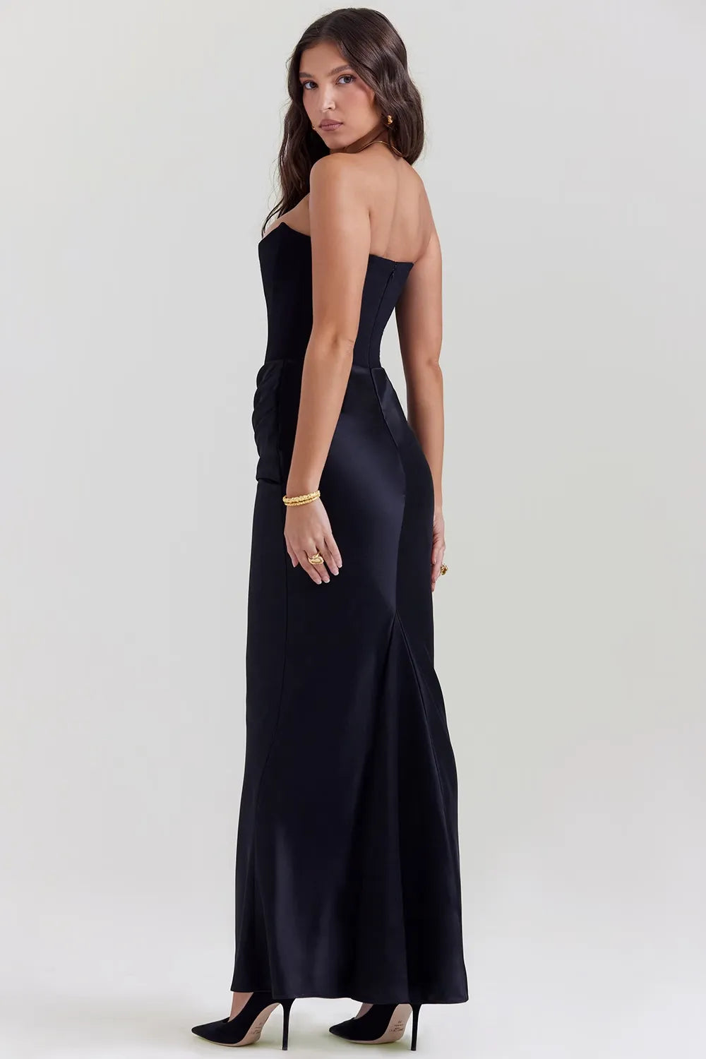 Celeste Luxe Maxi-jurk
