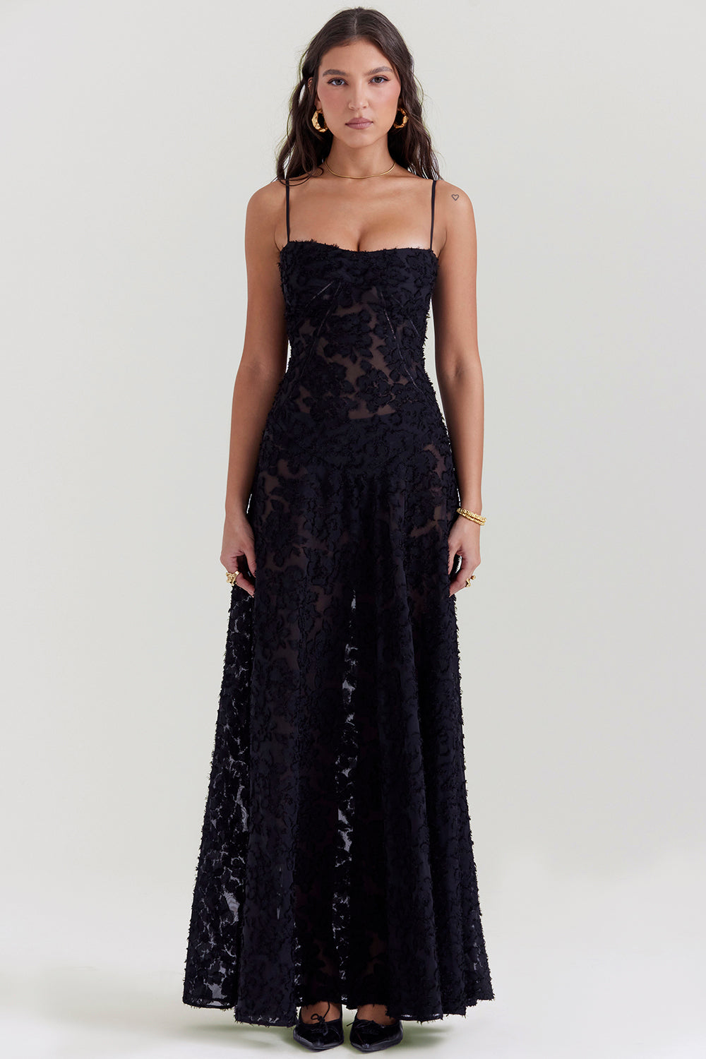 Élina™ | Elegant lang kjole